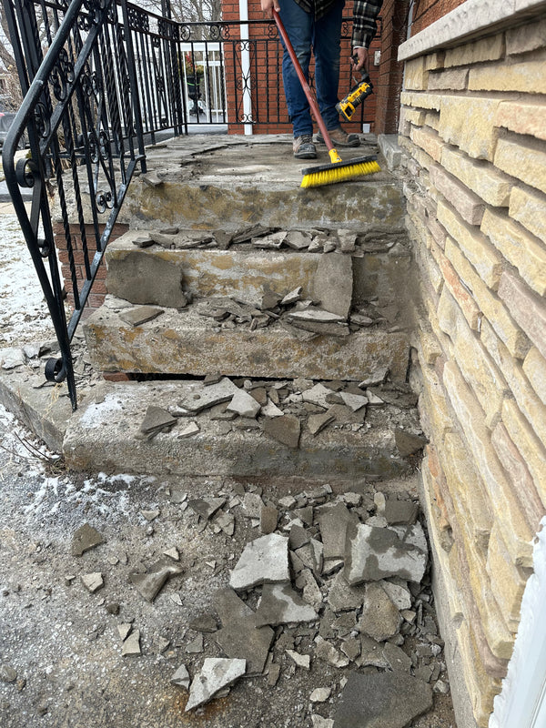 Concrete refinishing - Before