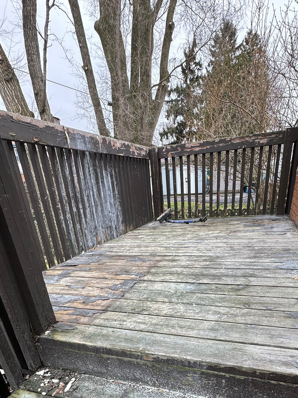 Deck remodeling - Before