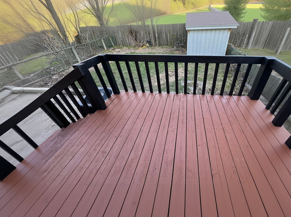 Deck remodeling - After